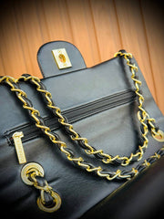 Chanel Classic Double Flap Bag in Quilted Lambskin Leather
