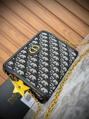 Dior Oblique Jacquard 30 Montaigne Clutch