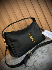 Saint Laurent Hobo Bag in Smooth Leather