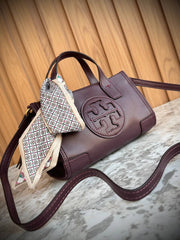 Tory Burch Ella Mini Tote Bag in Smooth Leather