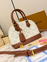Louis Vuitton Alma BB in Embossed Monogram Denim