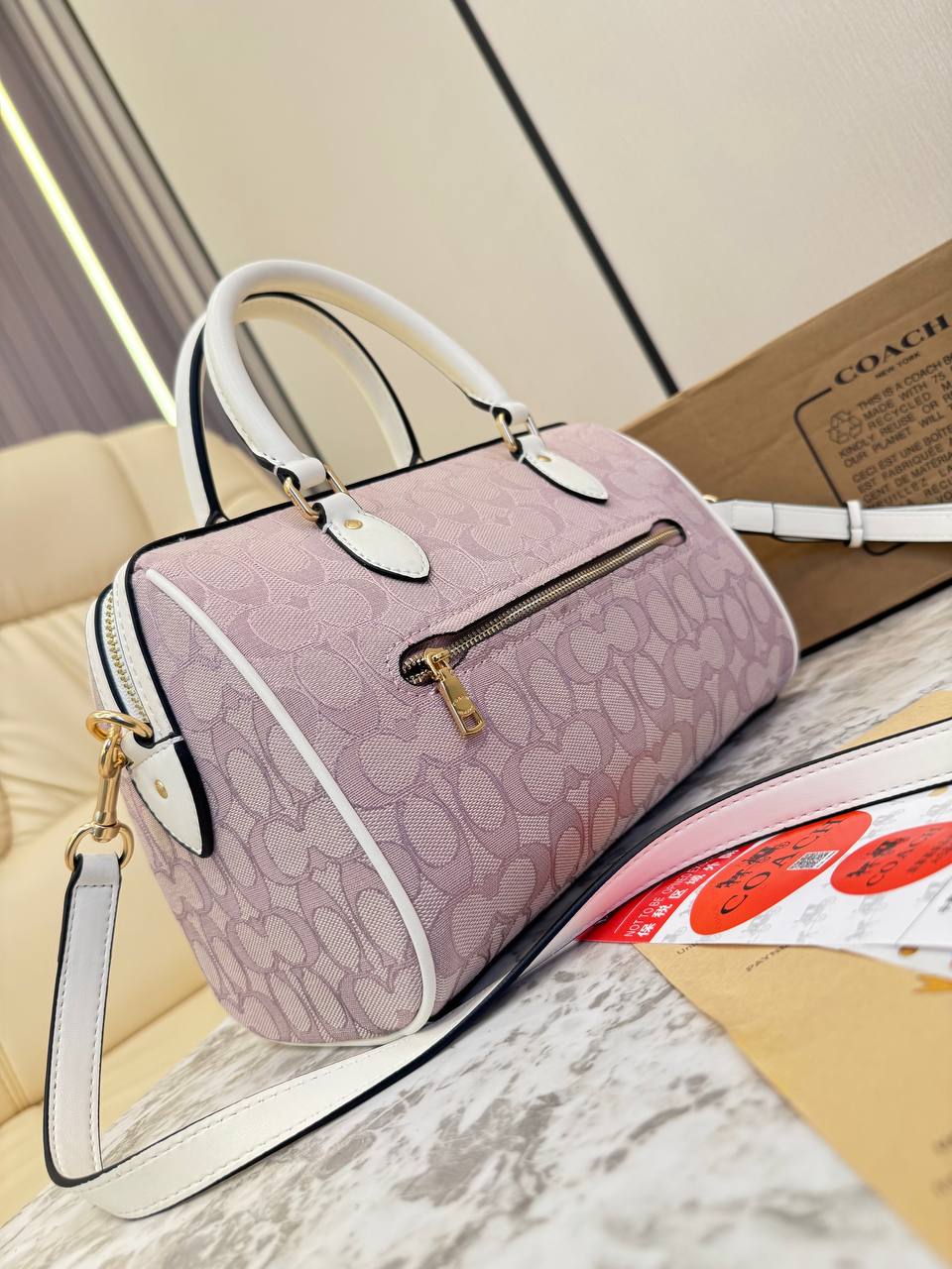 Coach Rowan Satchel in Signature Canvas