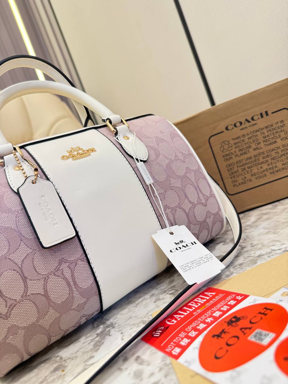 Coach Rowan Satchel in Signature Canvas