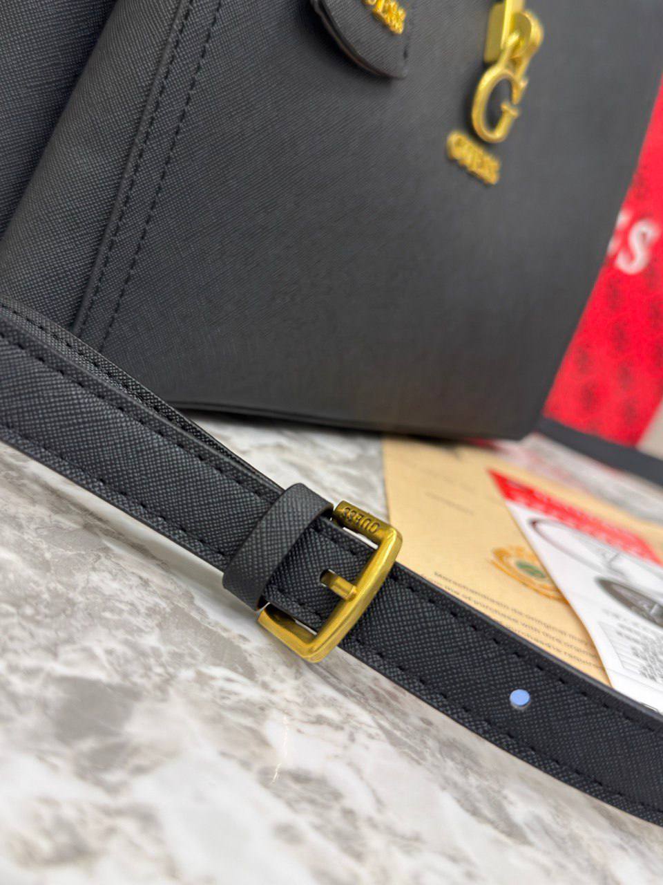 Guess G-Luxe Saffiano Leather Status Bag