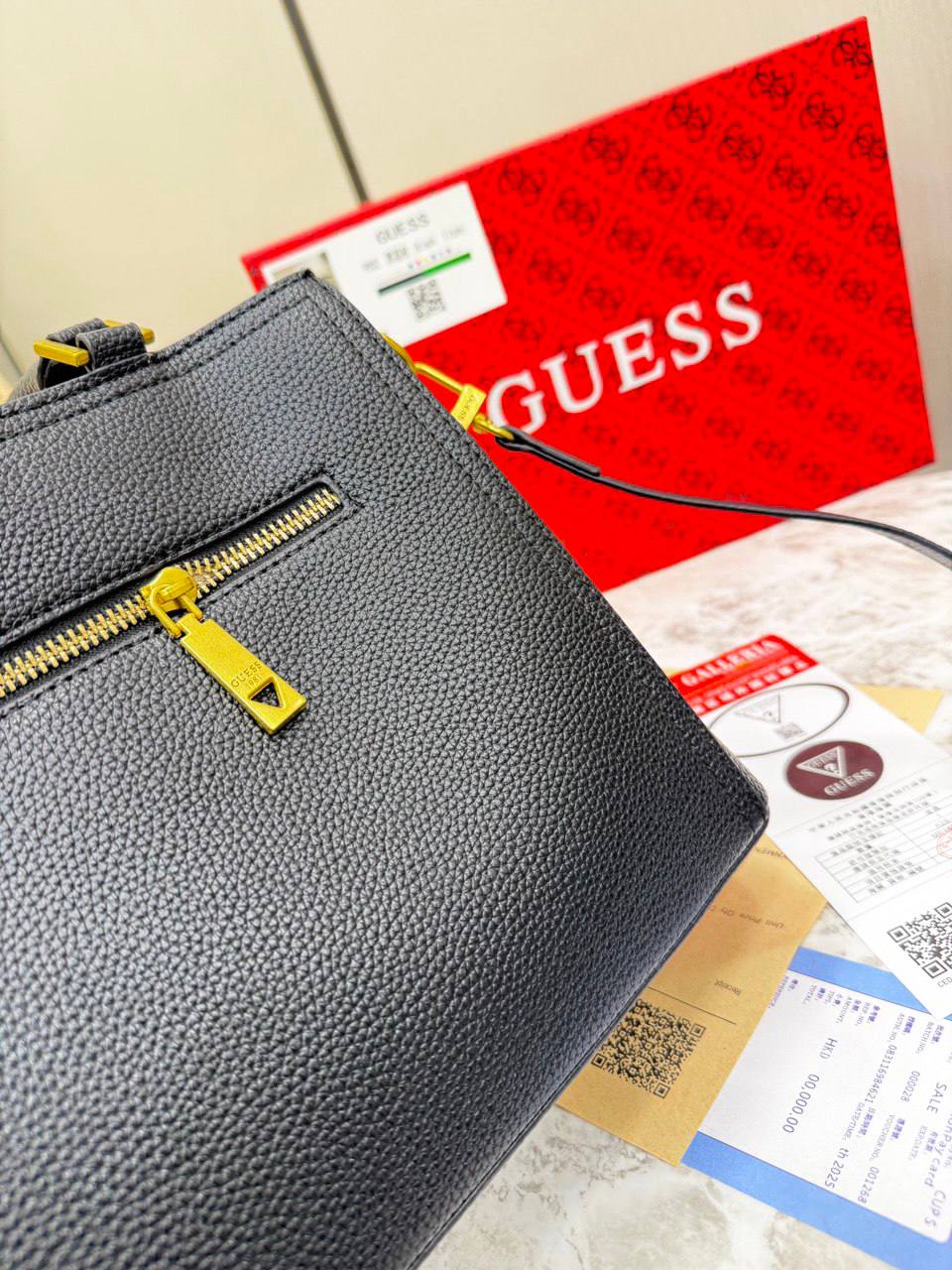 Guess G-Luxe Saffiano Leather Status Bag