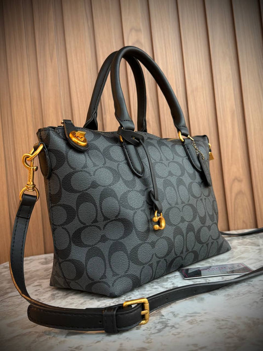 Coach Maddison Satchel in Signature Canvas