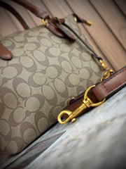 Coach Maddison Satchel in Signature Canvas