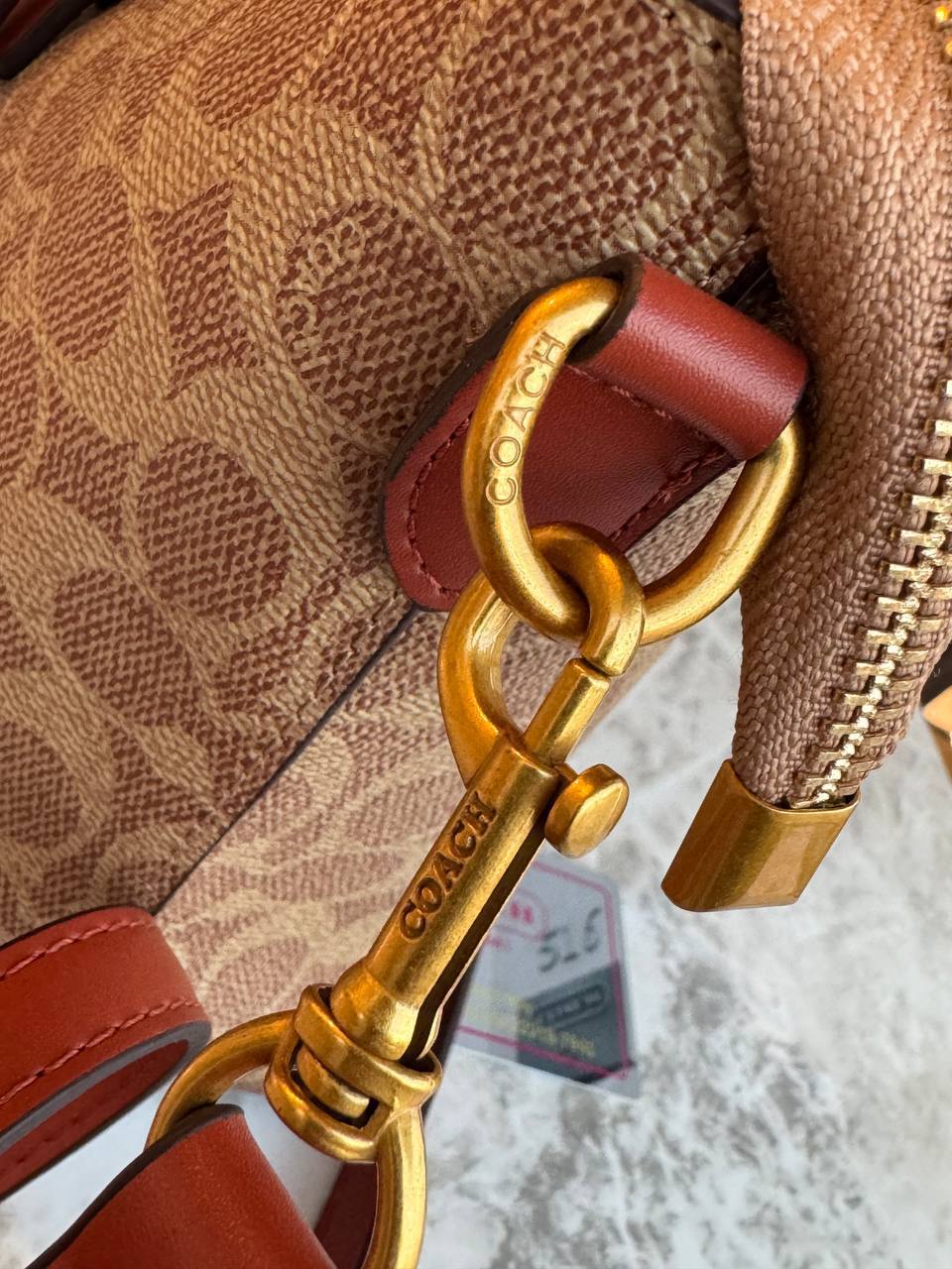 Coach Maddison Satchel in Signature Canvas