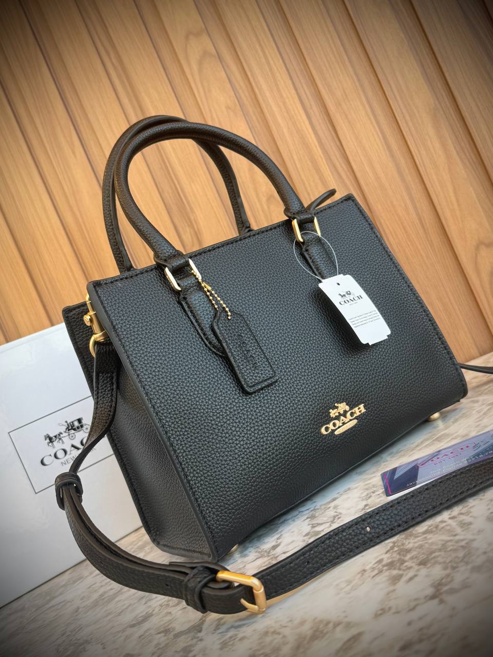 Coach Maggie Small Tote Bag in Signature Leather