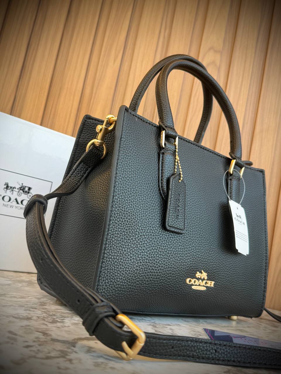 Coach Maggie Small Tote Bag in Signature Leather