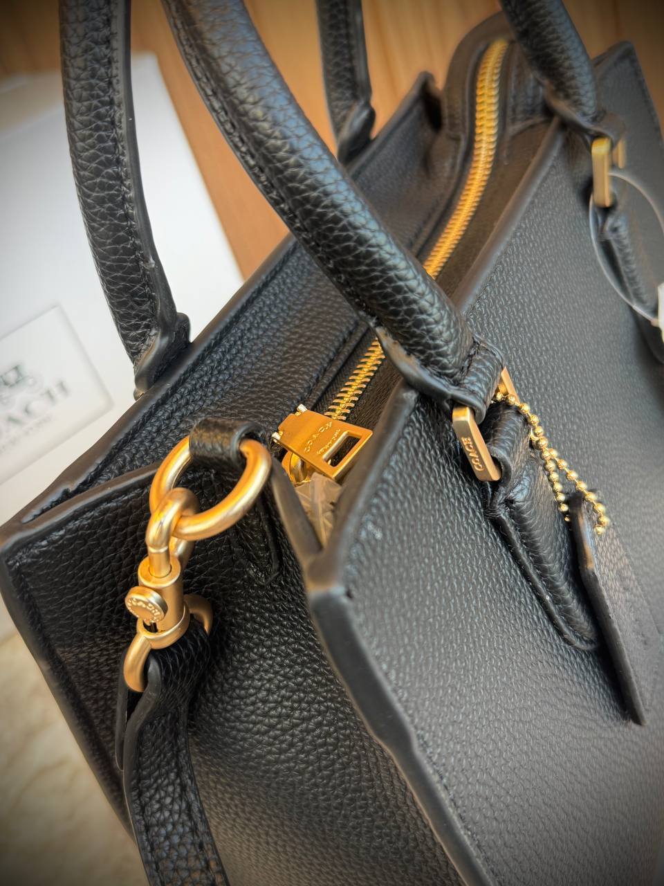 Coach Maggie Small Tote Bag in Signature Leather