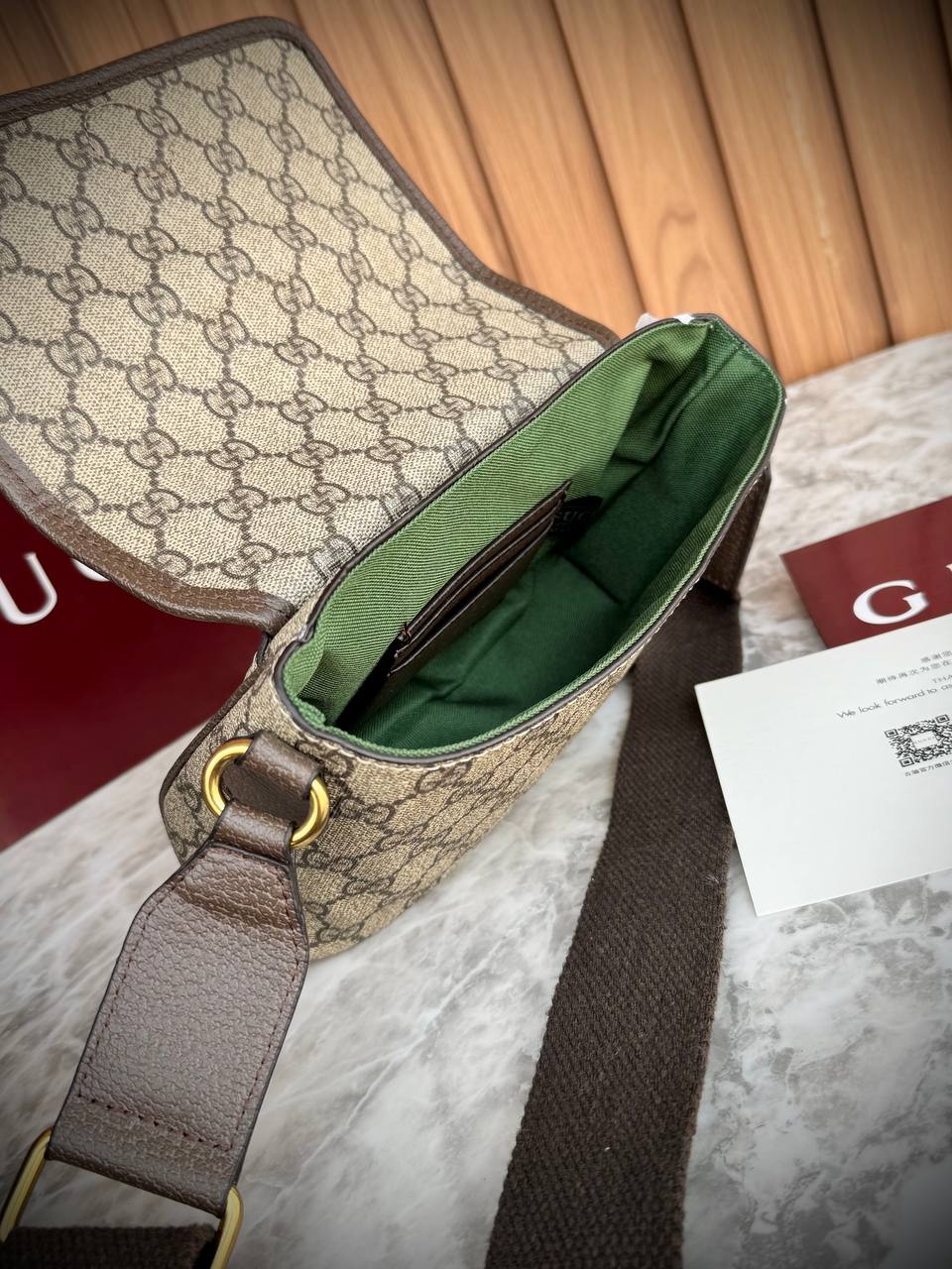 Gucci Ophidia Mini Bag in GG Supreme Canvas
