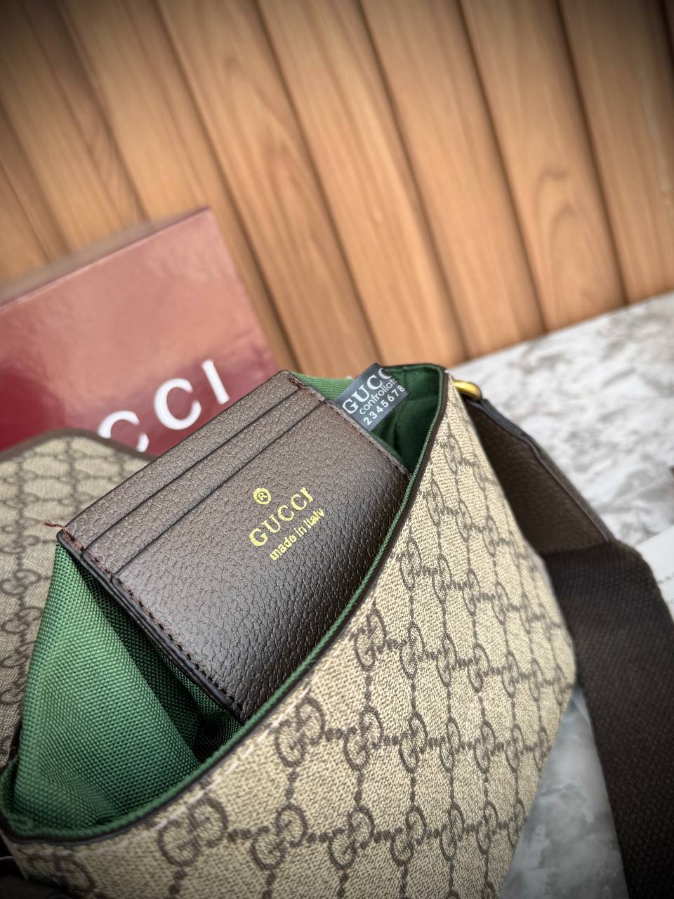 Gucci Ophidia Mini Bag in GG Supreme Canvas