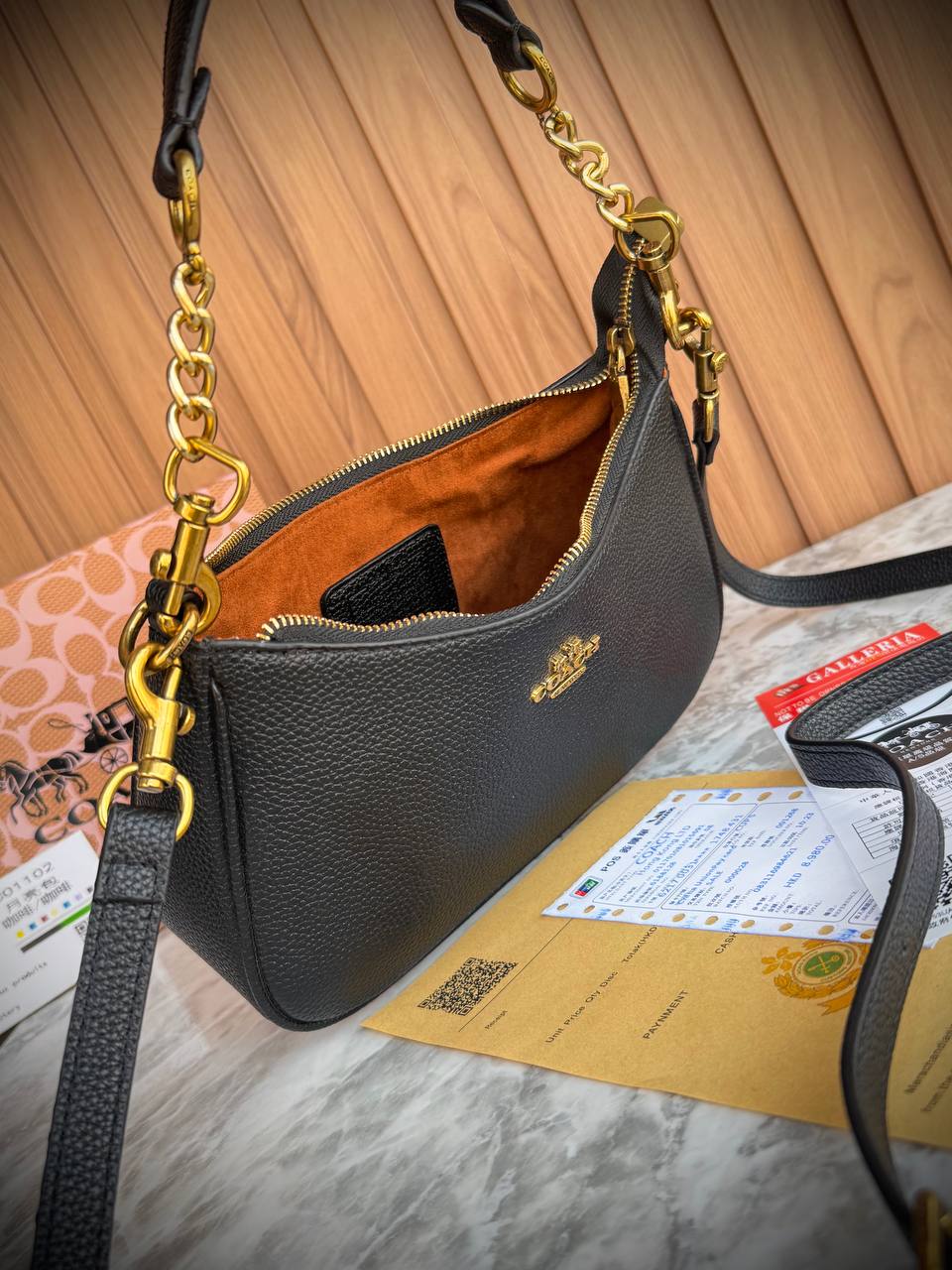 Coach Teri Shoulder Bag in Refined Pebble Leather