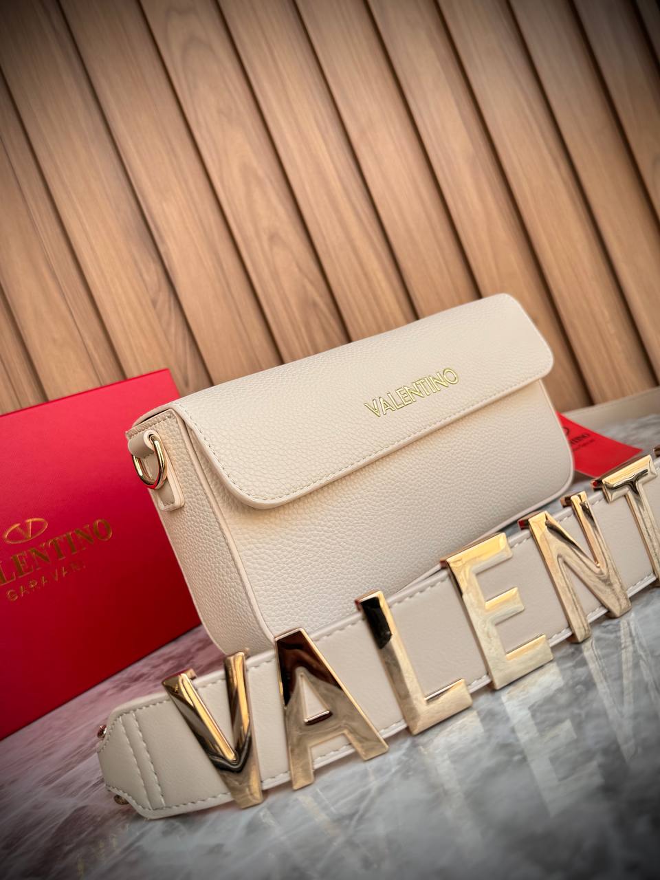 Valentino Front Flap Shoulder Bag