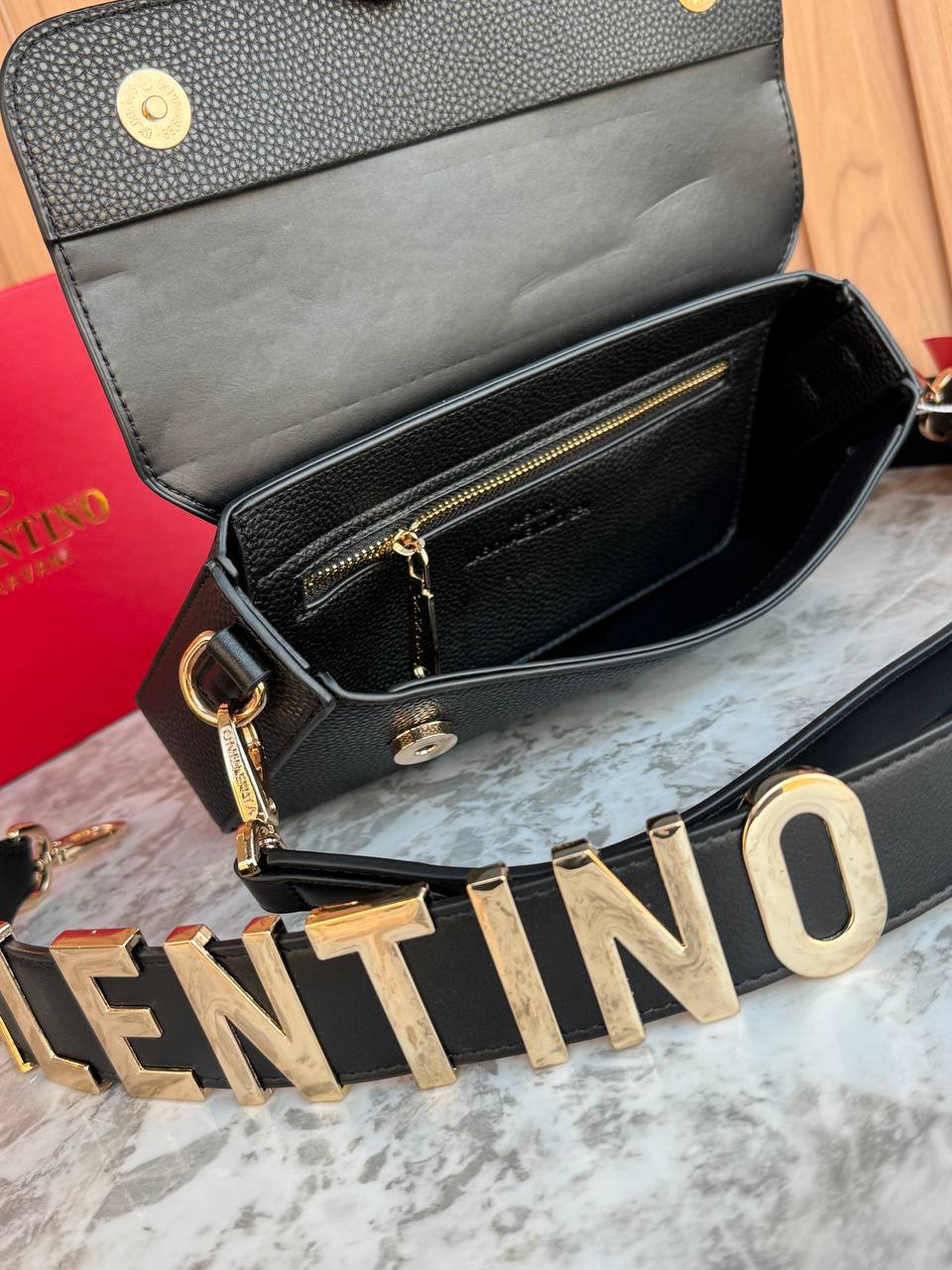 Valentino Front Flap Shoulder Bag