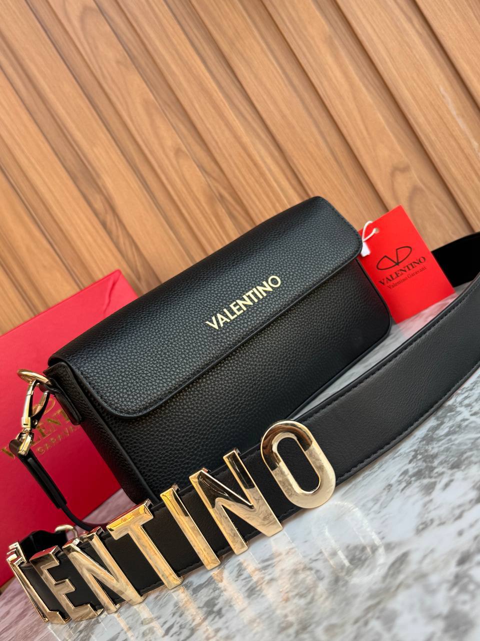 Valentino Front Flap Shoulder Bag