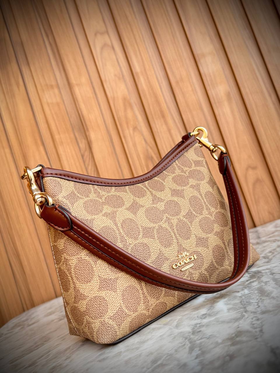 Coach Laurel Shoulder Bag in Signature Canvas