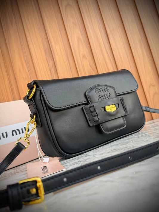 Miu Miu Aventure Nappa Leather Bag