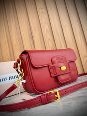Miu Miu Aventure Nappa Leather Bag