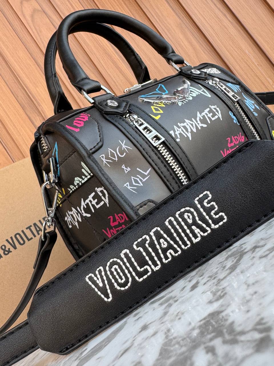 ZADIG & VOLTAIRE Sunny Medium Leather Tote Bag