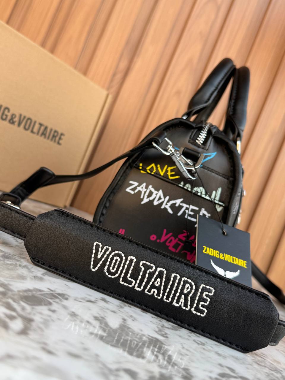 ZADIG & VOLTAIRE Sunny Medium Leather Tote Bag