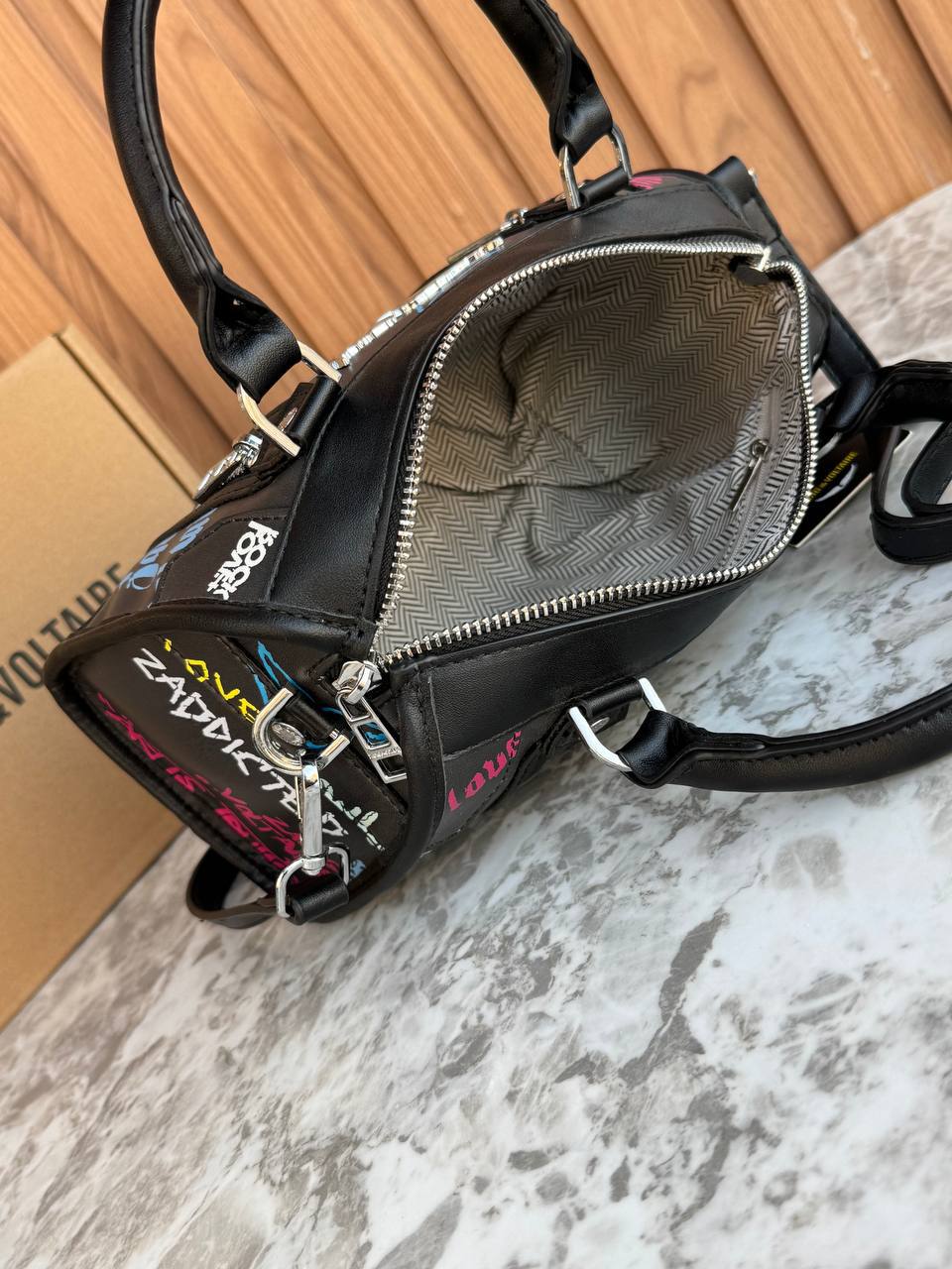 ZADIG & VOLTAIRE Sunny Medium Leather Tote Bag