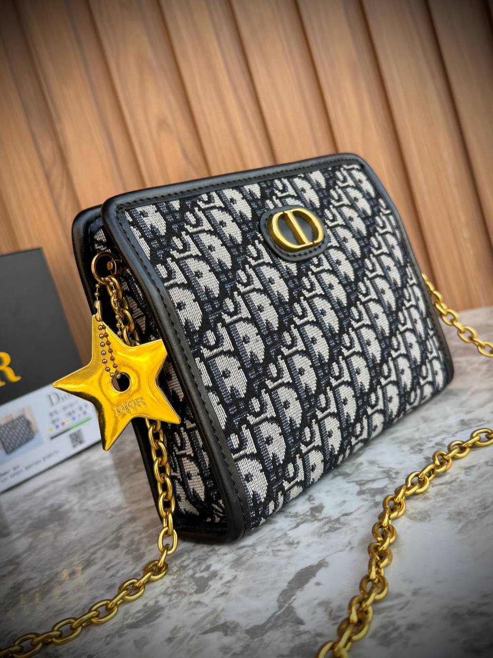 Dior Oblique Jacquard 30 Montaigne Clutch