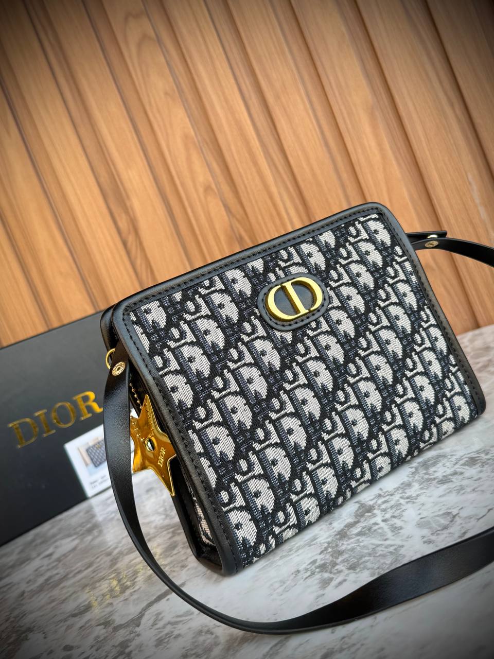 Dior Oblique Jacquard 30 Montaigne Clutch