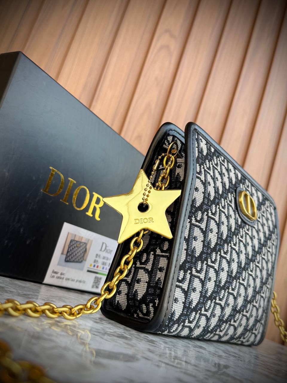 Dior Oblique Jacquard 30 Montaigne Clutch