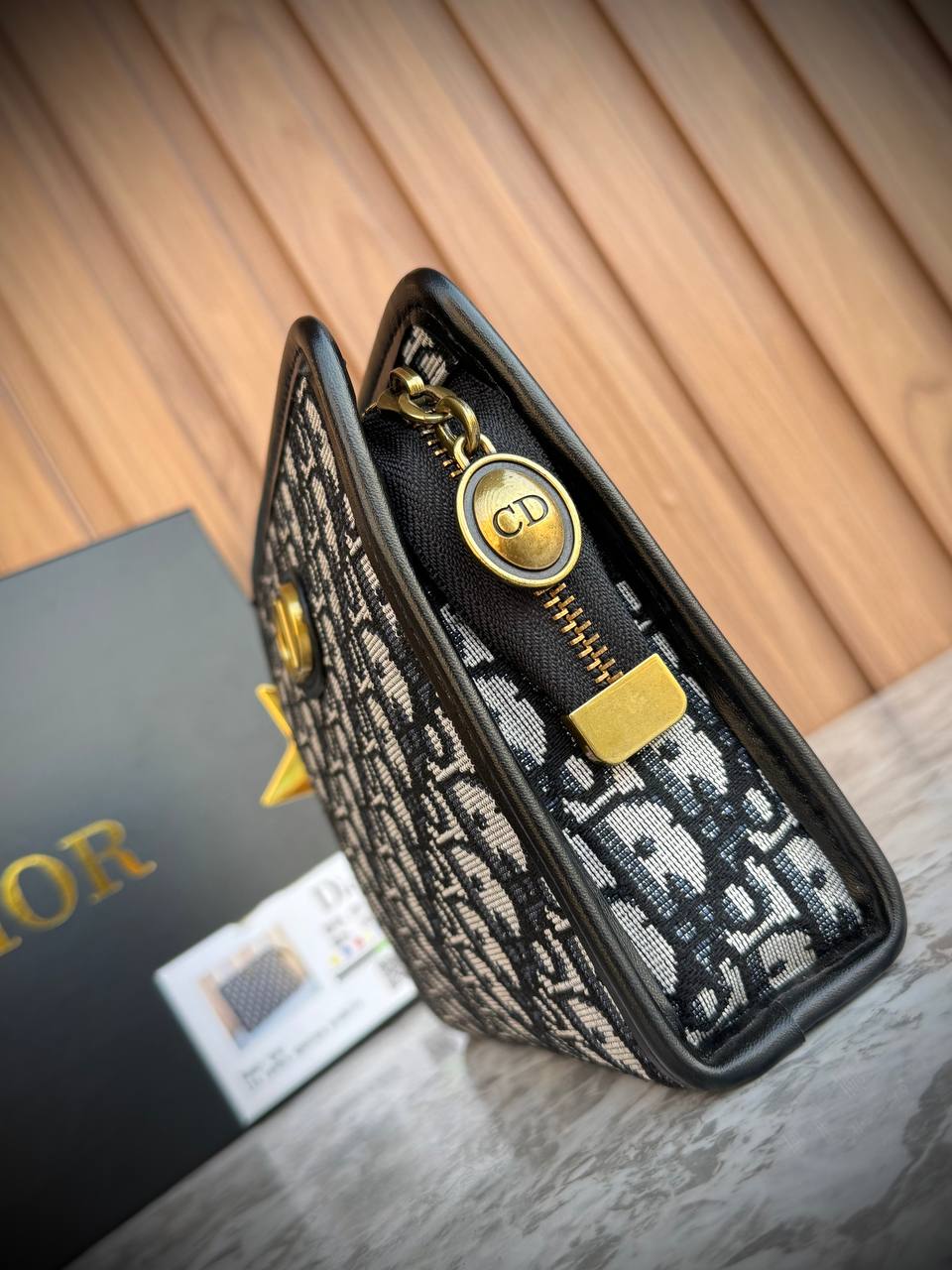 Dior Oblique Jacquard 30 Montaigne Clutch