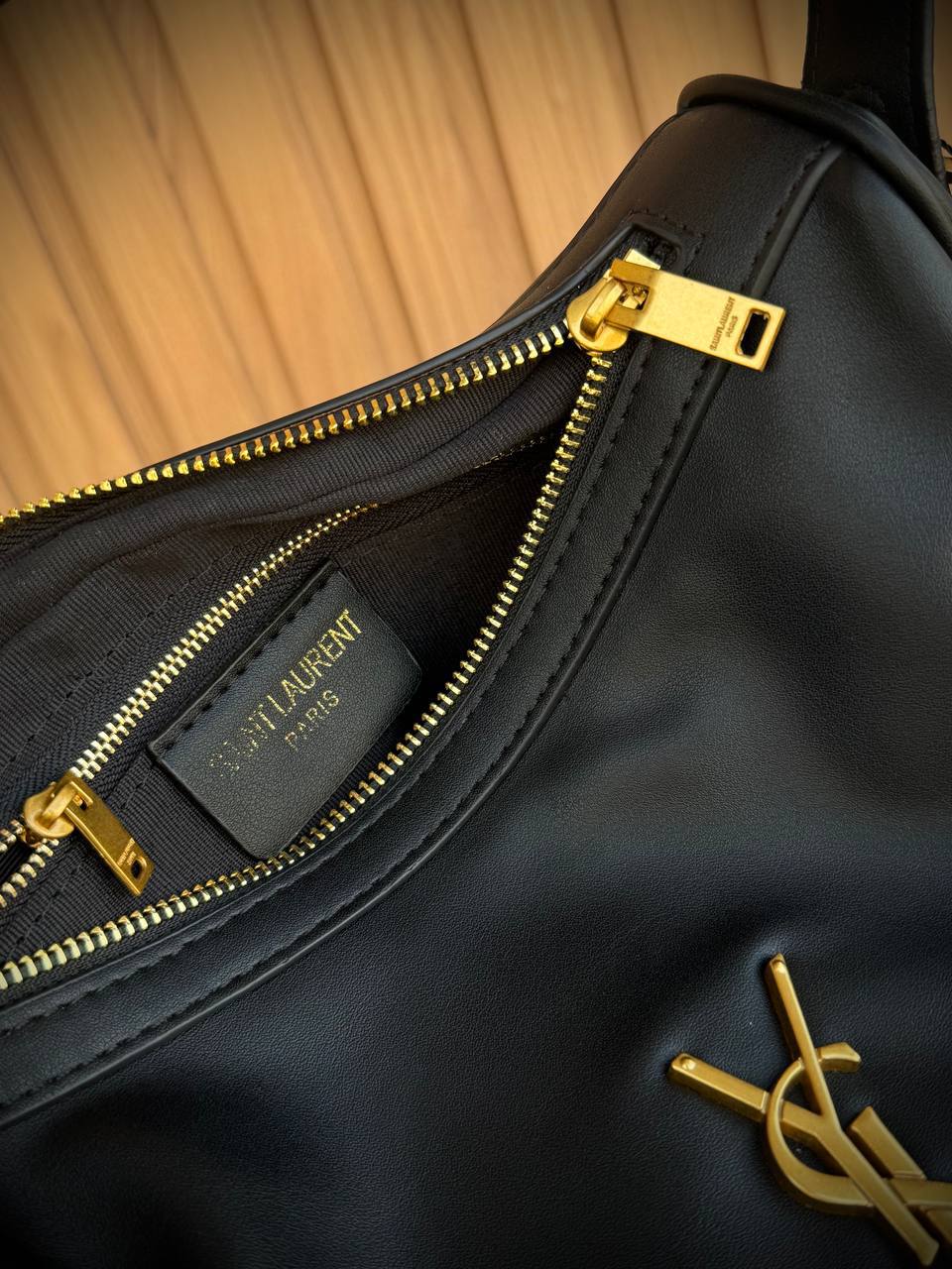 Saint Laurent Hobo Bag in Smooth Leather