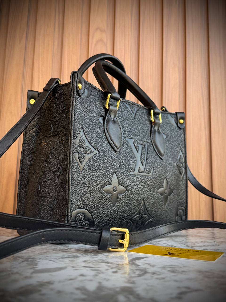 Louis Vuitton OnTheGo MM in Giant Monogram Empreinte Leather