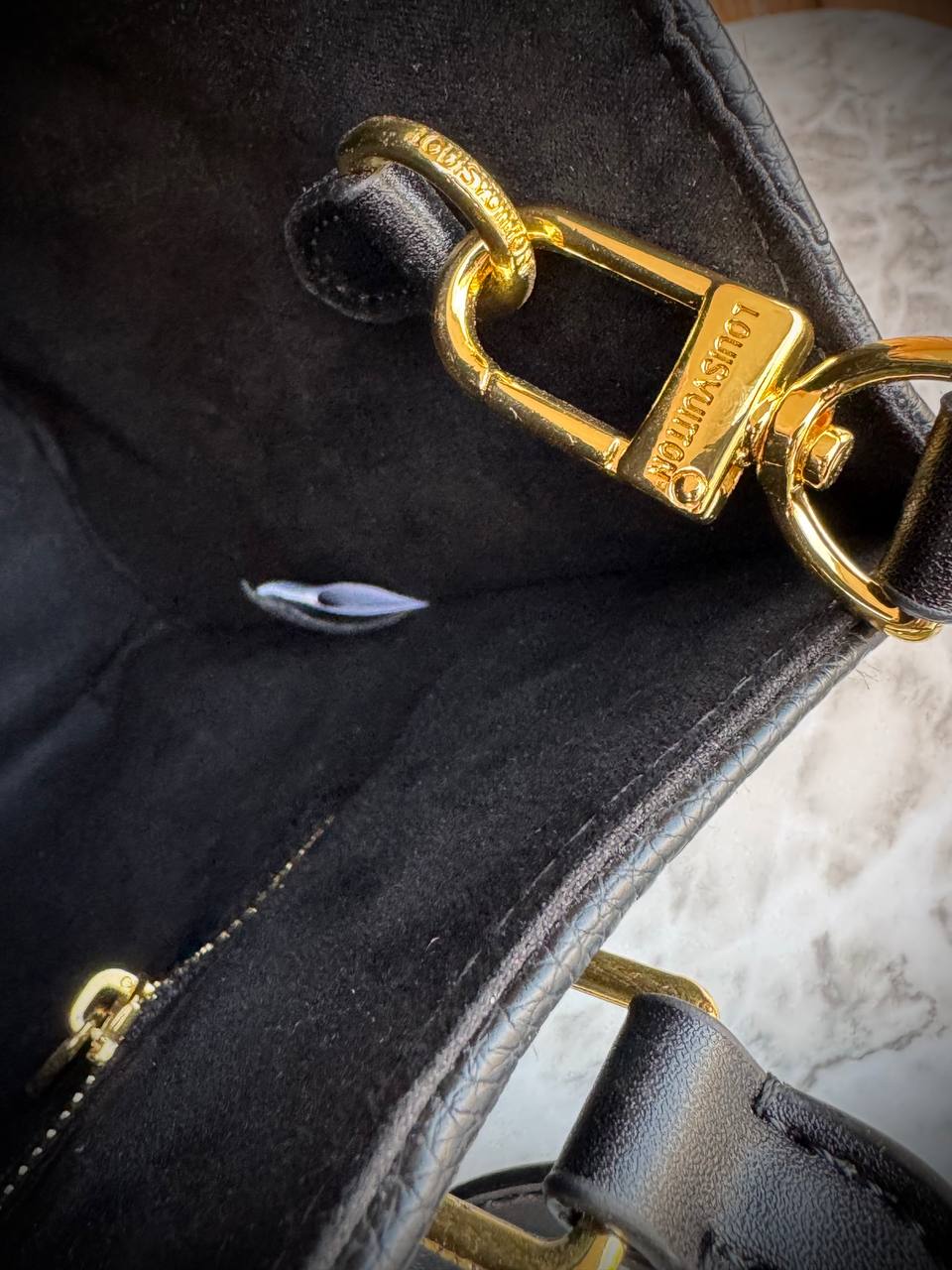 Louis Vuitton OnTheGo MM in Giant Monogram Empreinte Leather