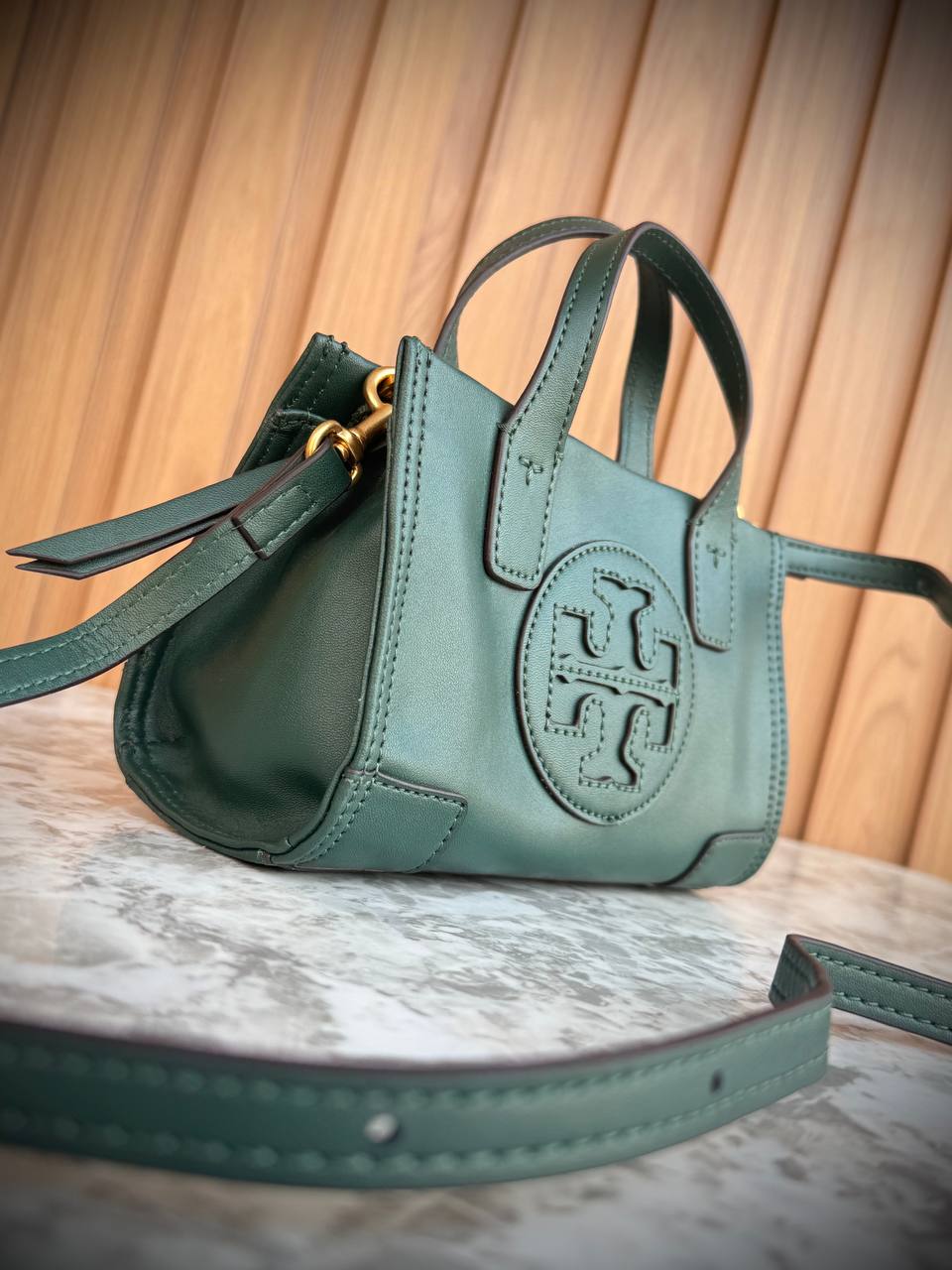 Tory Burch Ella Mini Tote Bag in Smooth Leather