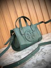 Tory Burch Ella Mini Tote Bag in Smooth Leather