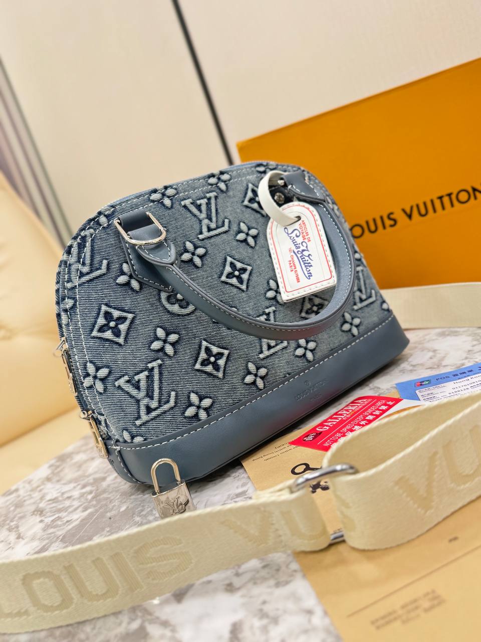 Louis Vuitton Alma BB in Monogram Denim