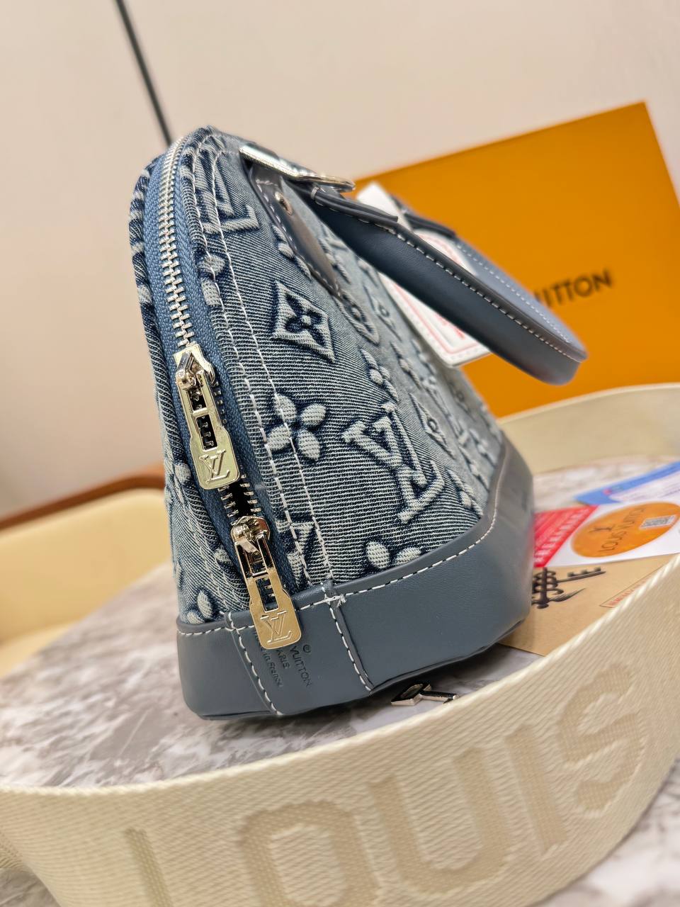 Louis Vuitton Alma BB in Monogram Denim