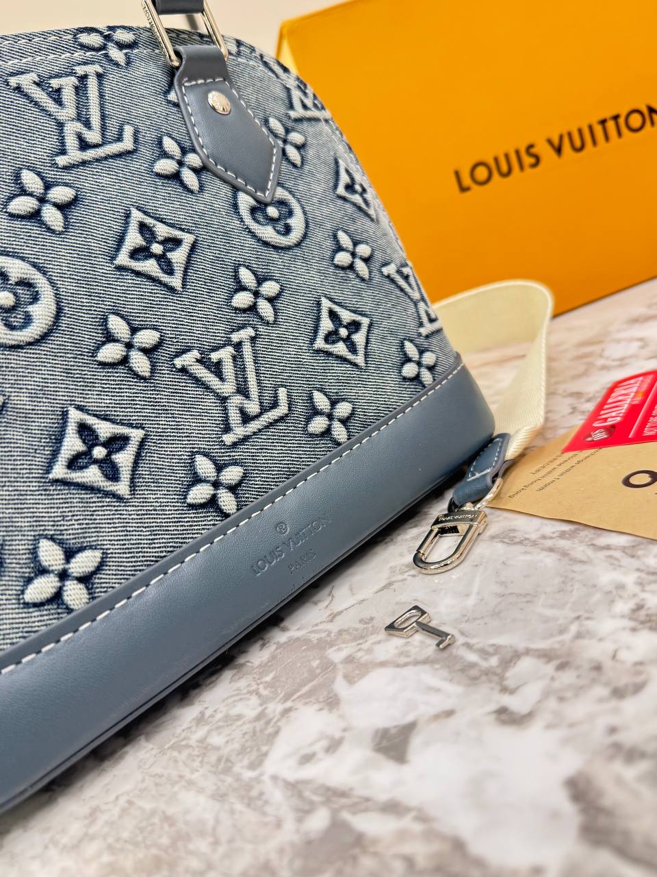 Louis Vuitton Alma BB in Monogram Denim