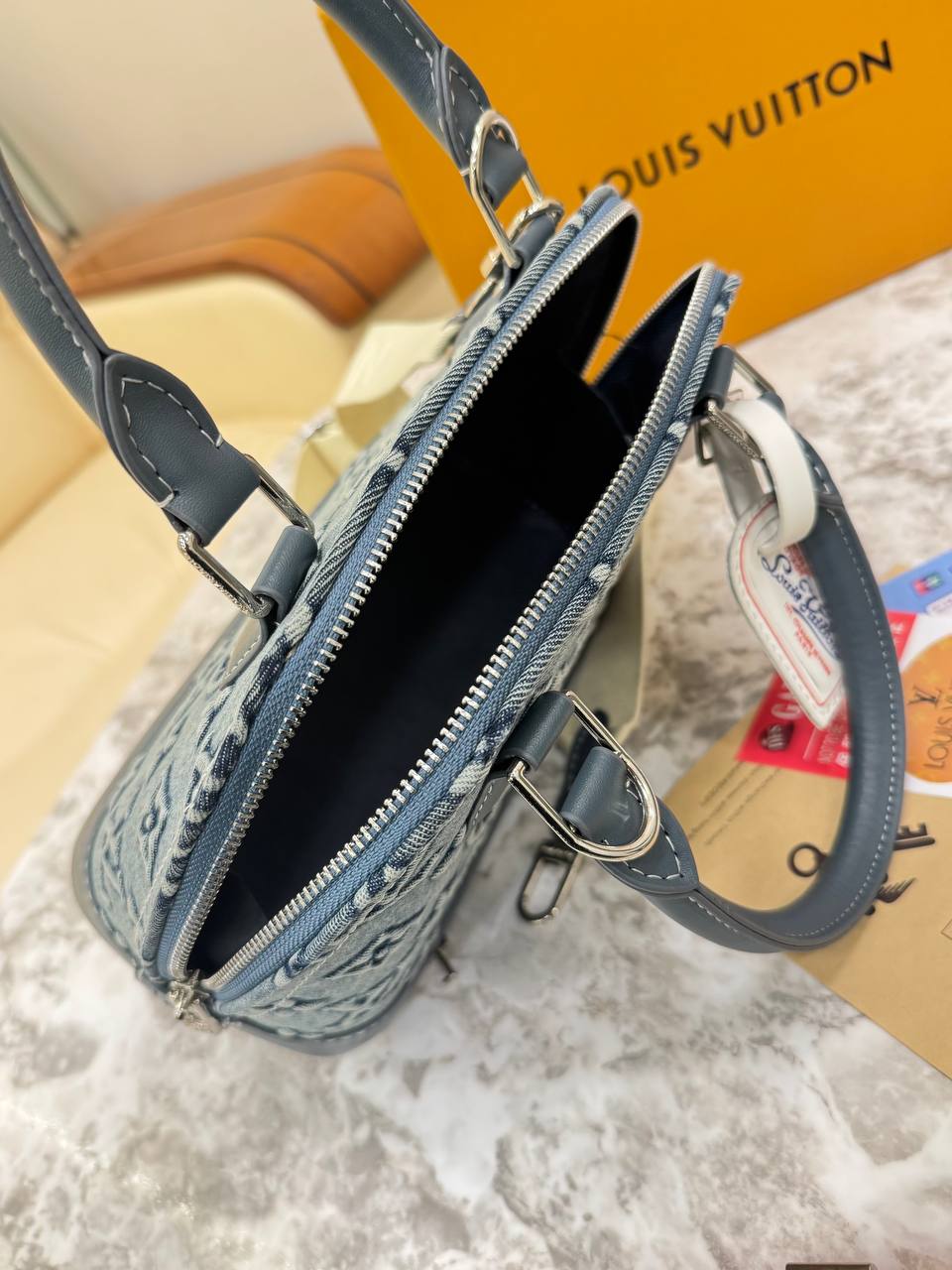 Louis Vuitton Alma BB in Monogram Denim
