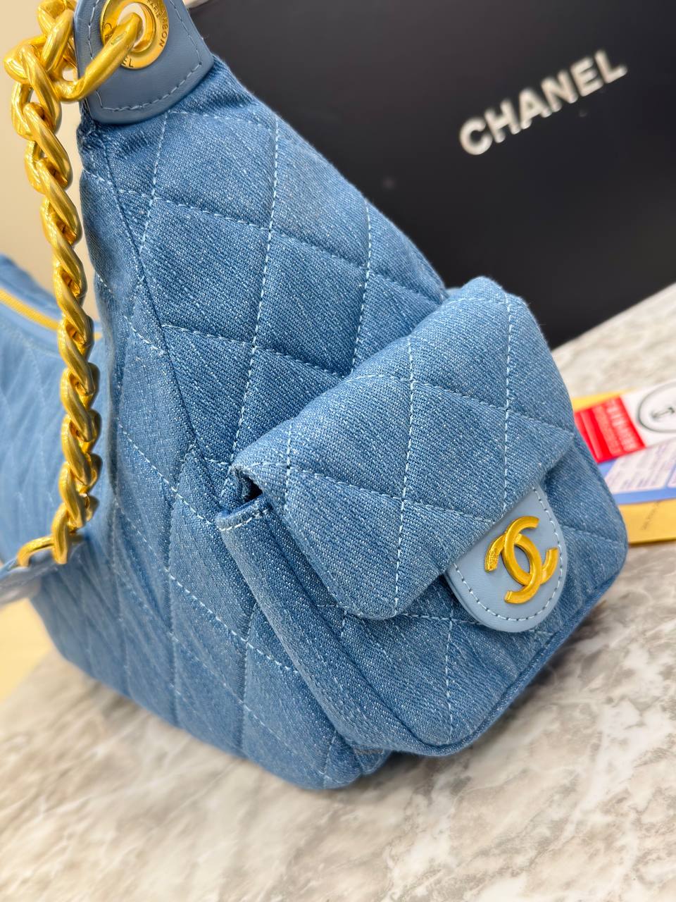 Chanel Multi-Pocket Quilted Hobo Bag