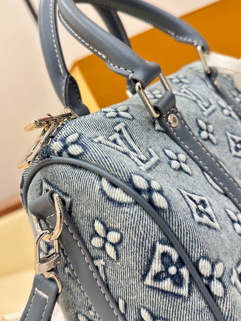 Louis Vuitton Speedy Bandoulière 25 in Jacquard Denim