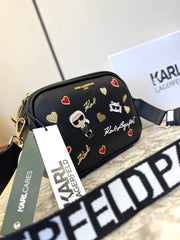 KARL LAGERFELD PARIS Maybelle Crossbody With Cate Pins