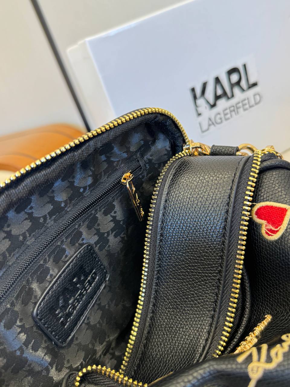 KARL LAGERFELD PARIS Maybelle Crossbody With Cate Pins